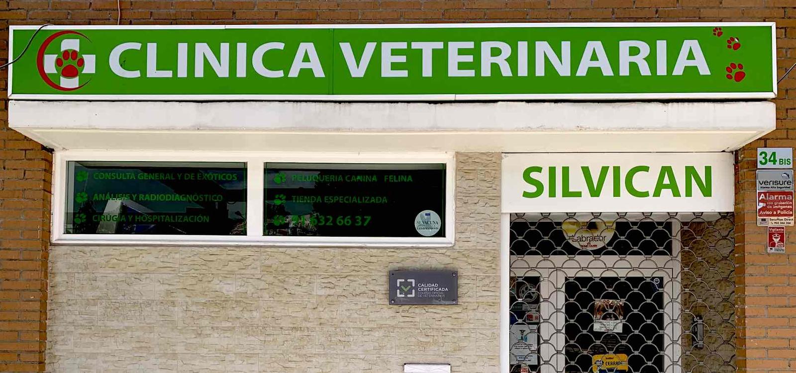 Fachada de la clínica Silvican